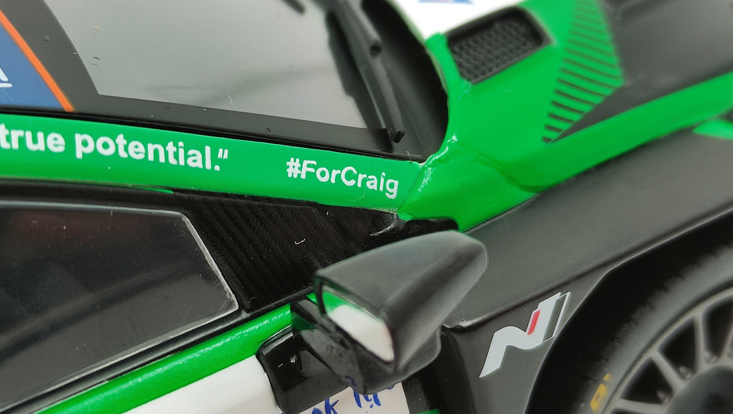 Ixo Hyundai i20 Rally1 2023 Rally Croatia T.Neuville/M.Wydaeghe Craig Breen tribute 1/18 18RMC160A.22