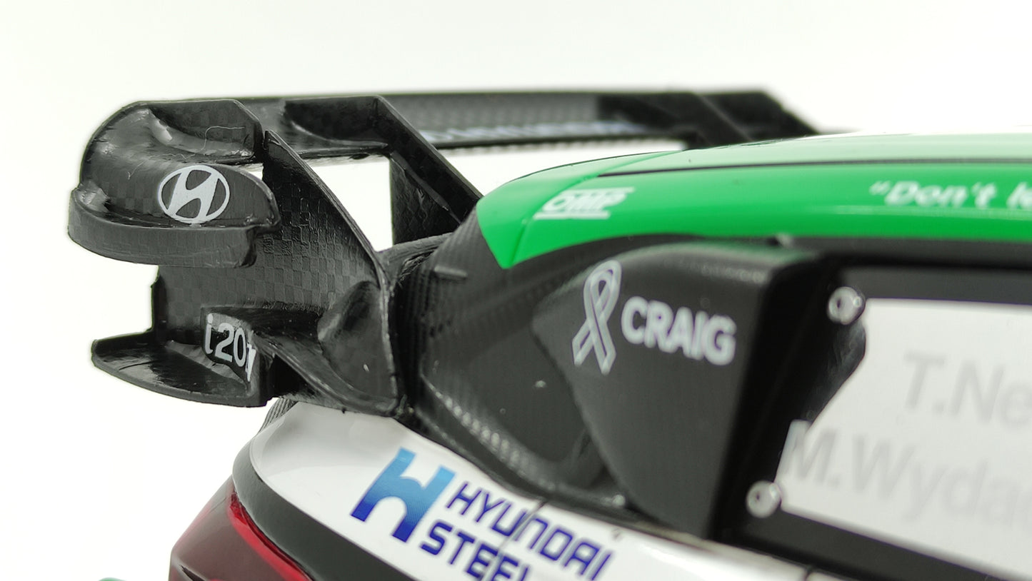 Ixo Hyundai i20 Rally1 2023 Rally Croatia T.Neuville/M.Wydaeghe Craig Breen tribute 1/18 18RMC160A.22