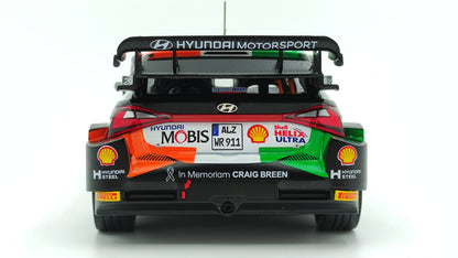 Ixo Hyundai i20 Rally1 2023 Rally Croatia T.Neuville/M.Wydaeghe Craig Breen tribute 1/18 18RMC160A.22