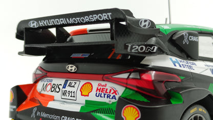 Ixo Hyundai i20 Rally1 2023 Rally Croatia T.Neuville/M.Wydaeghe Craig Breen tribute 1/18 18RMC160A.22