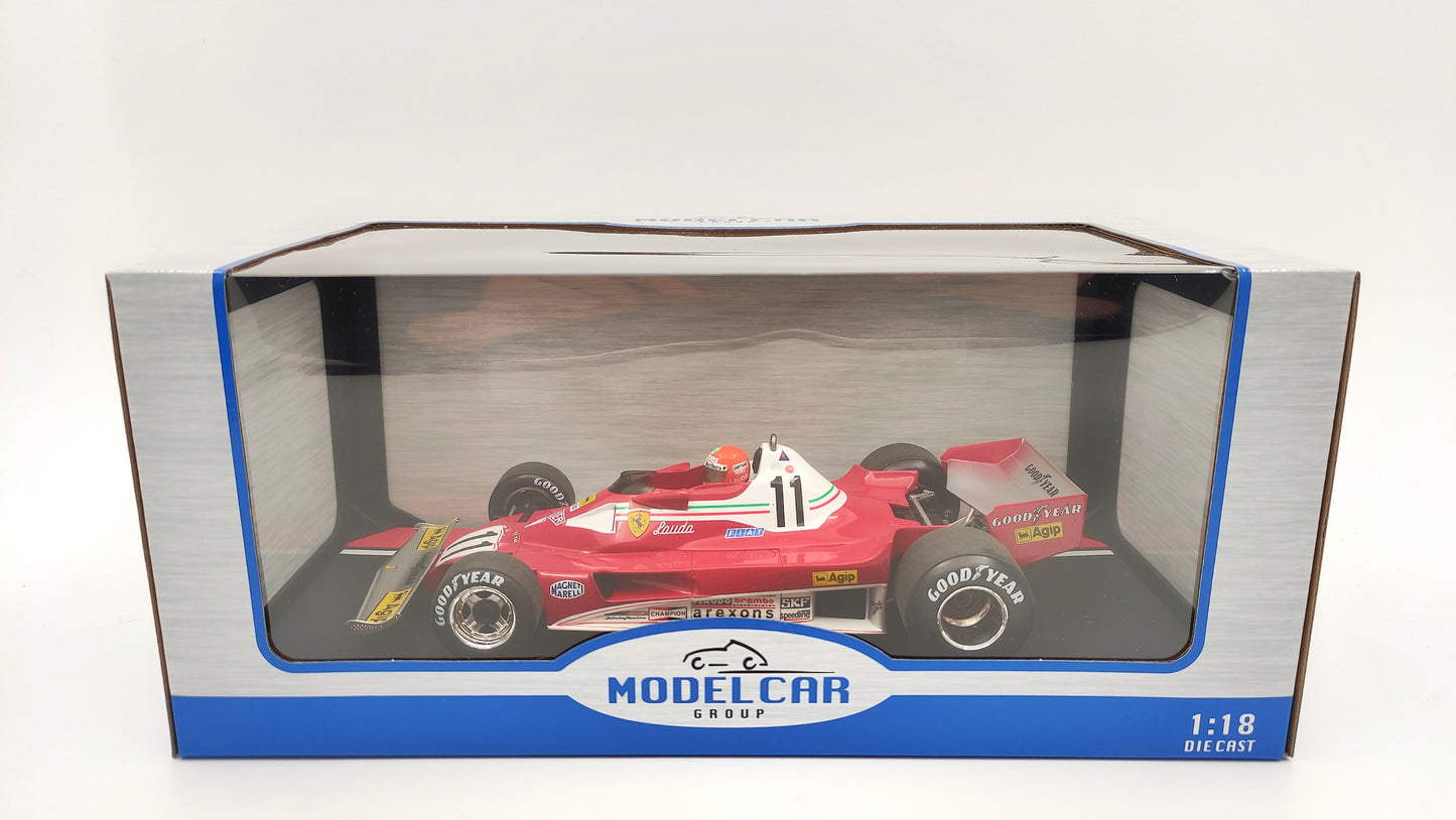 Model Car Group Ferrari 312 T2B Niki Lauda Monaco GP 1977 F1 World Champion 1/18 MCG18624F