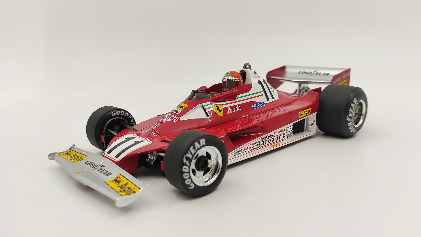 Model Car Group Ferrari 312 T2B Niki Lauda Monaco GP 1977 F1 World Champion 1/18 MCG18624F