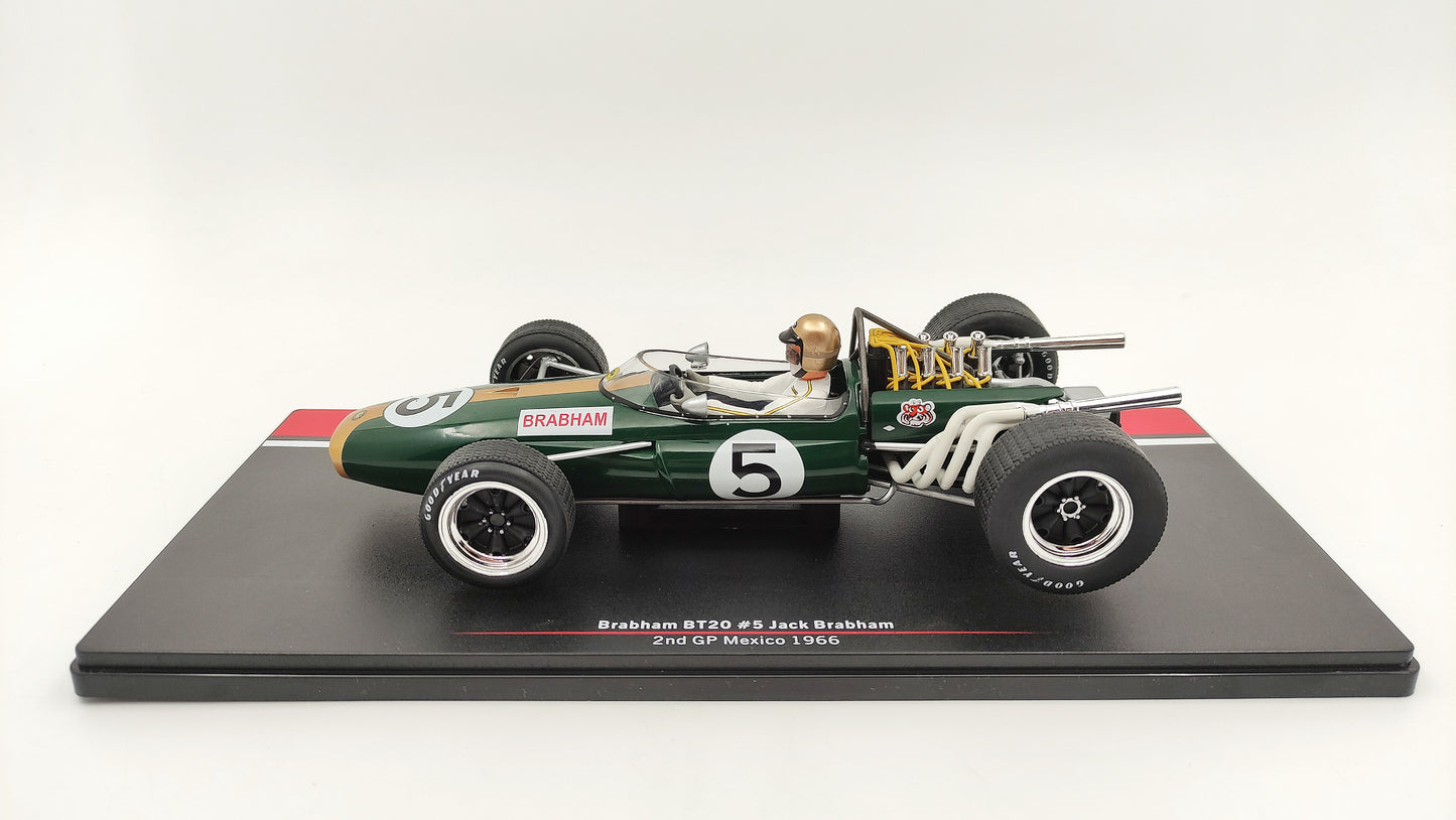 Model Car Group Brabham Repco BT20 Jack Brabham Monaco GP 1966 F1 World Champion 1/18 MCG18608F