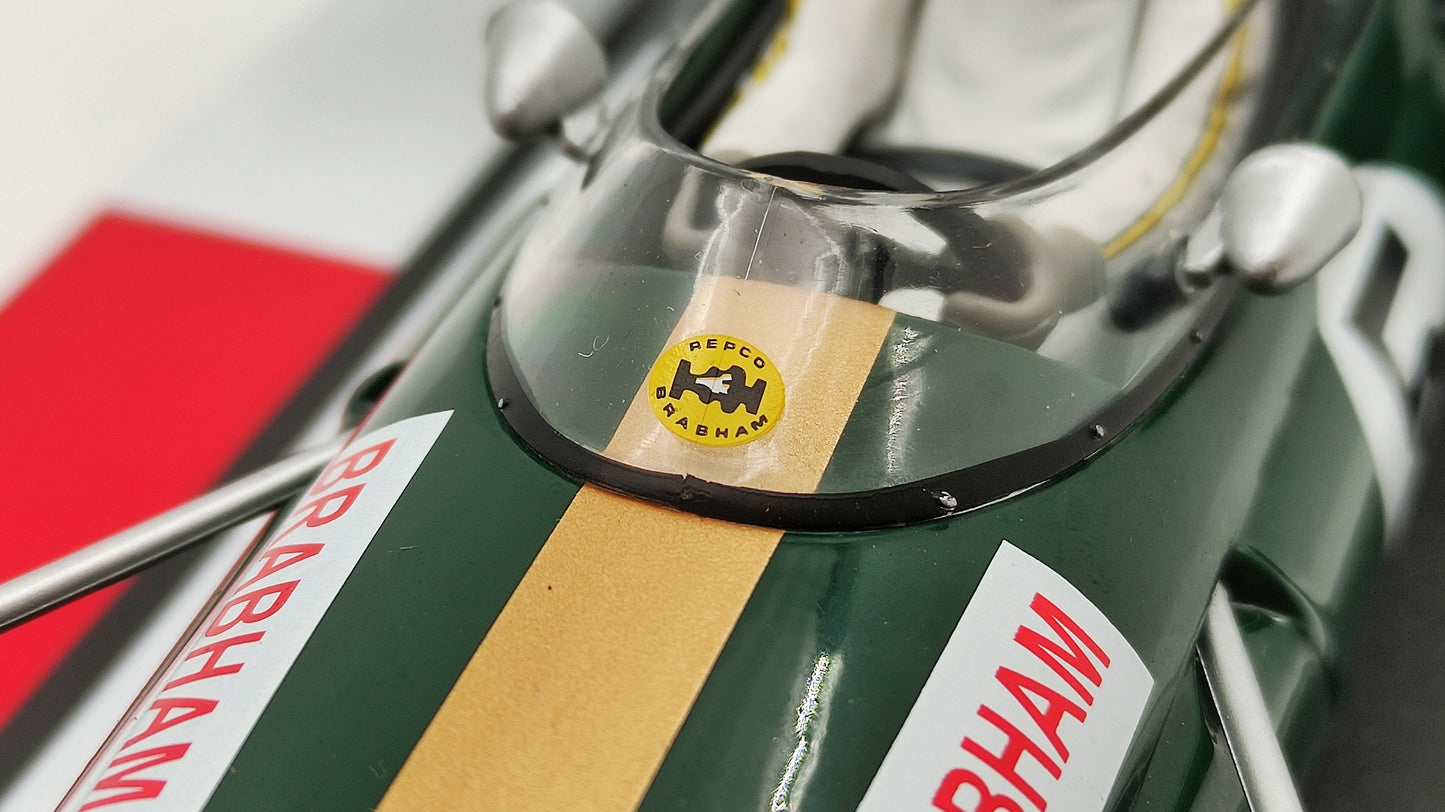 Model Car Group Brabham Repco BT20 Jack Brabham Monaco GP 1966 F1 World Champion 1/18 MCG18608F