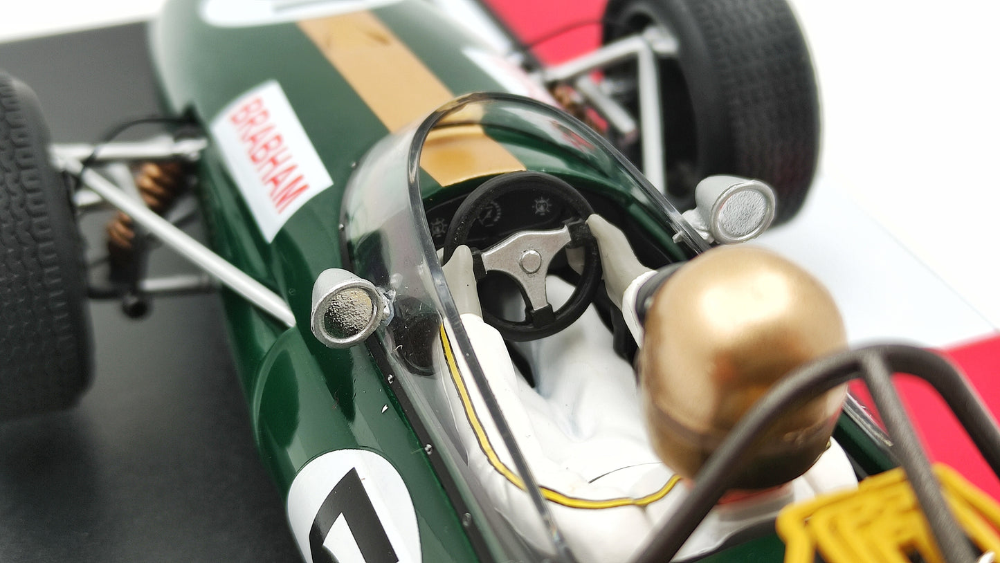 Model Car Group Brabham Repco BT20 Jack Brabham Monaco GP 1966 F1 World Champion 1/18 MCG18608F