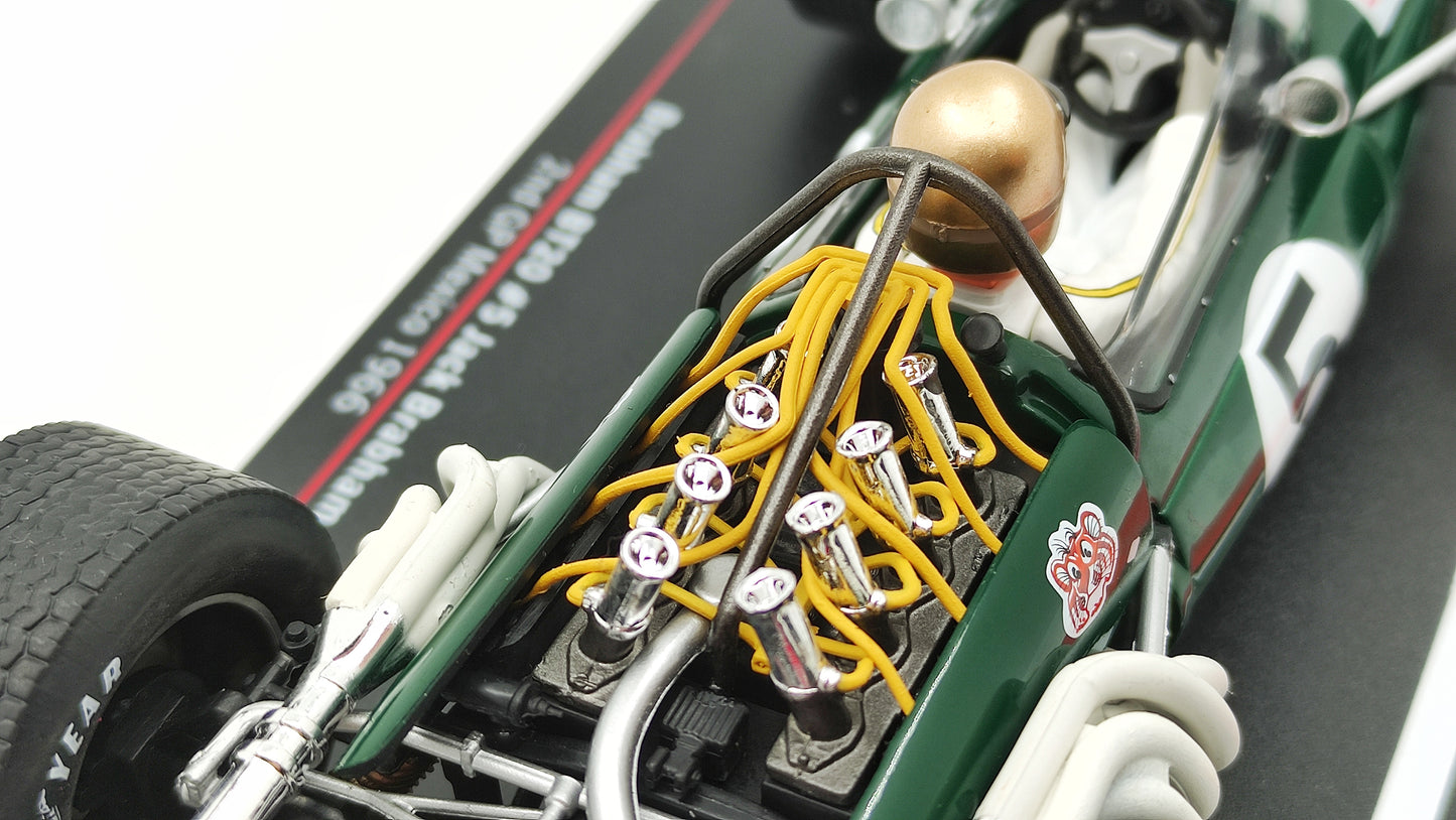 Model Car Group Brabham Repco BT20 Jack Brabham Monaco GP 1966 F1 World Champion 1/18 MCG18608F