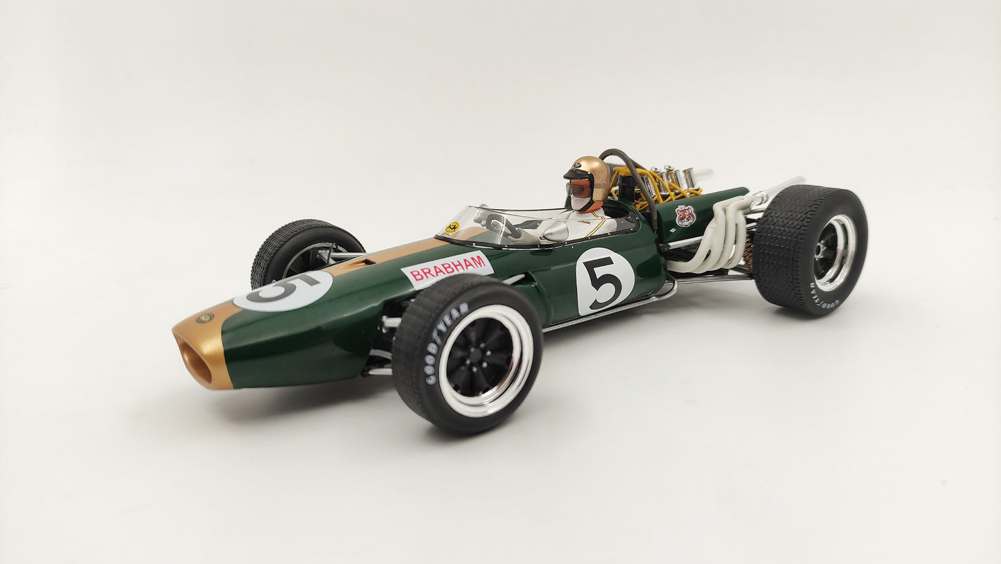 Model Car Group Brabham Repco BT20 Jack Brabham Monaco GP 1966 F1 World Champion 1/18 MCG18608F
