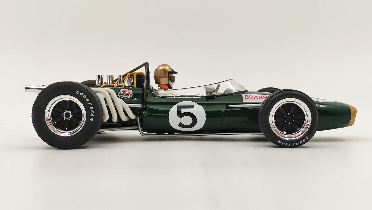 Model Car Group Brabham Repco BT20 Jack Brabham Monaco GP 1966 F1 World Champion 1/18 MCG18608F