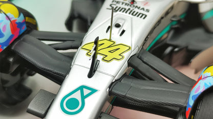 Minichamps AMG Mercedes W13 Lewis Hamilton 2022 Miami GP 1/18 113220544