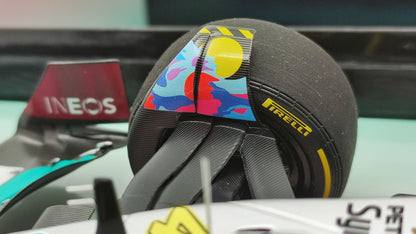 Minichamps AMG Mercedes W13 Lewis Hamilton 2022 Miami GP 1/18 113220544