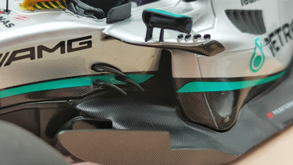 Minichamps AMG Mercedes W13 Lewis Hamilton 2022 Miami GP 1/18 113220544