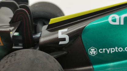 Minichamps Aston Martin AMR22 Sebastian Vettel Last Race Abu Dhabi GP 2022 1/18 147222205