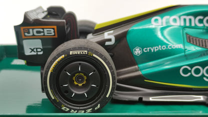 Minichamps Aston Martin AMR22 Sebastian Vettel Last Race Abu Dhabi GP 2022 1/18 147222205