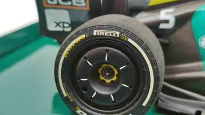 Minichamps Aston Martin AMR22 Sebastian Vettel Last Race Abu Dhabi GP 2022 1/18 147222205