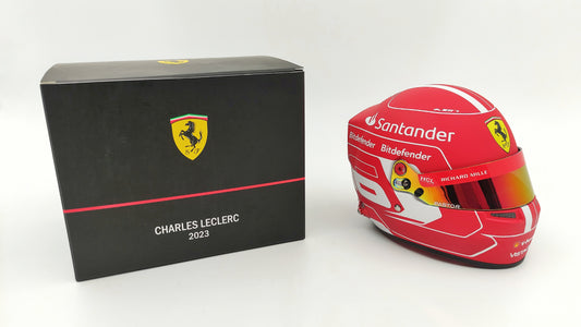 Bell Mini Helmet Charles Leclerc Scuderia Ferrari F1 1/2 2023 4100225