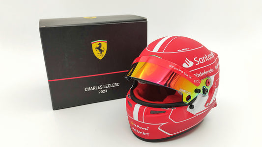 Bell Mini Helmet Charles Leclerc Scuderia Ferrari F1 1/2 2023 4100225