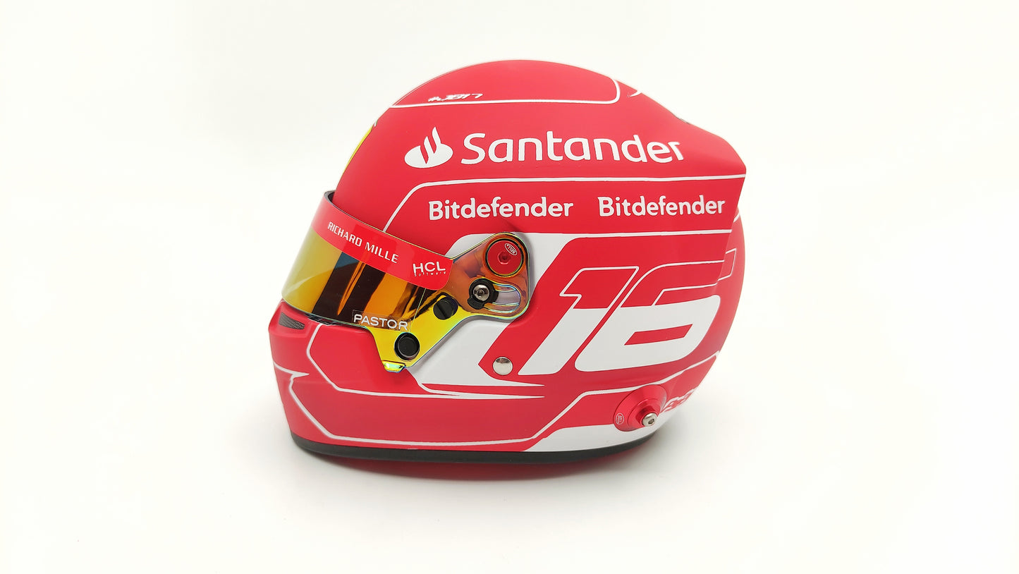 Bell Mini Helmet Charles Leclerc Scuderia Ferrari F1 1/2 2023 4100225