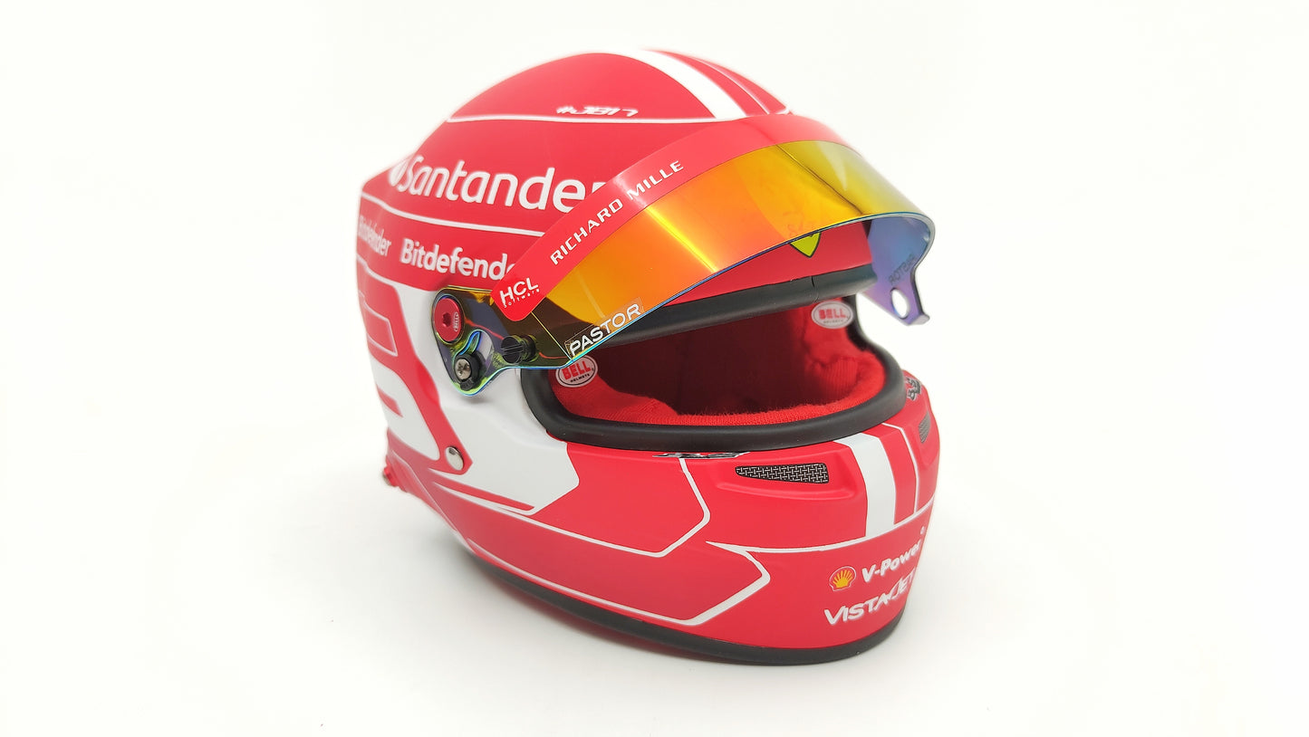 Bell Mini Helmet Charles Leclerc Scuderia Ferrari F1 1/2 2023 4100225