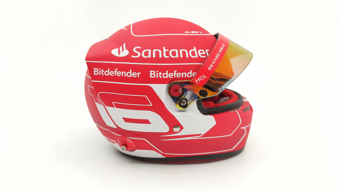 Bell Mini Helmet Charles Leclerc Scuderia Ferrari F1 1/2 2023 4100225