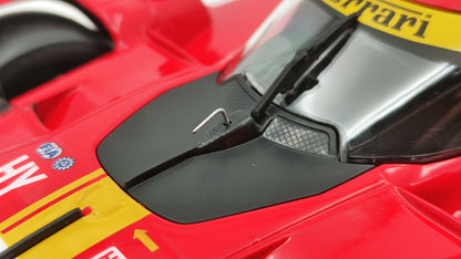 Bburago Ferrari 499P 3.0 Turbo V6 Fuoco/Molina/Nielsen WEC Le Mans 2023 Pole Winner  BU16301-50