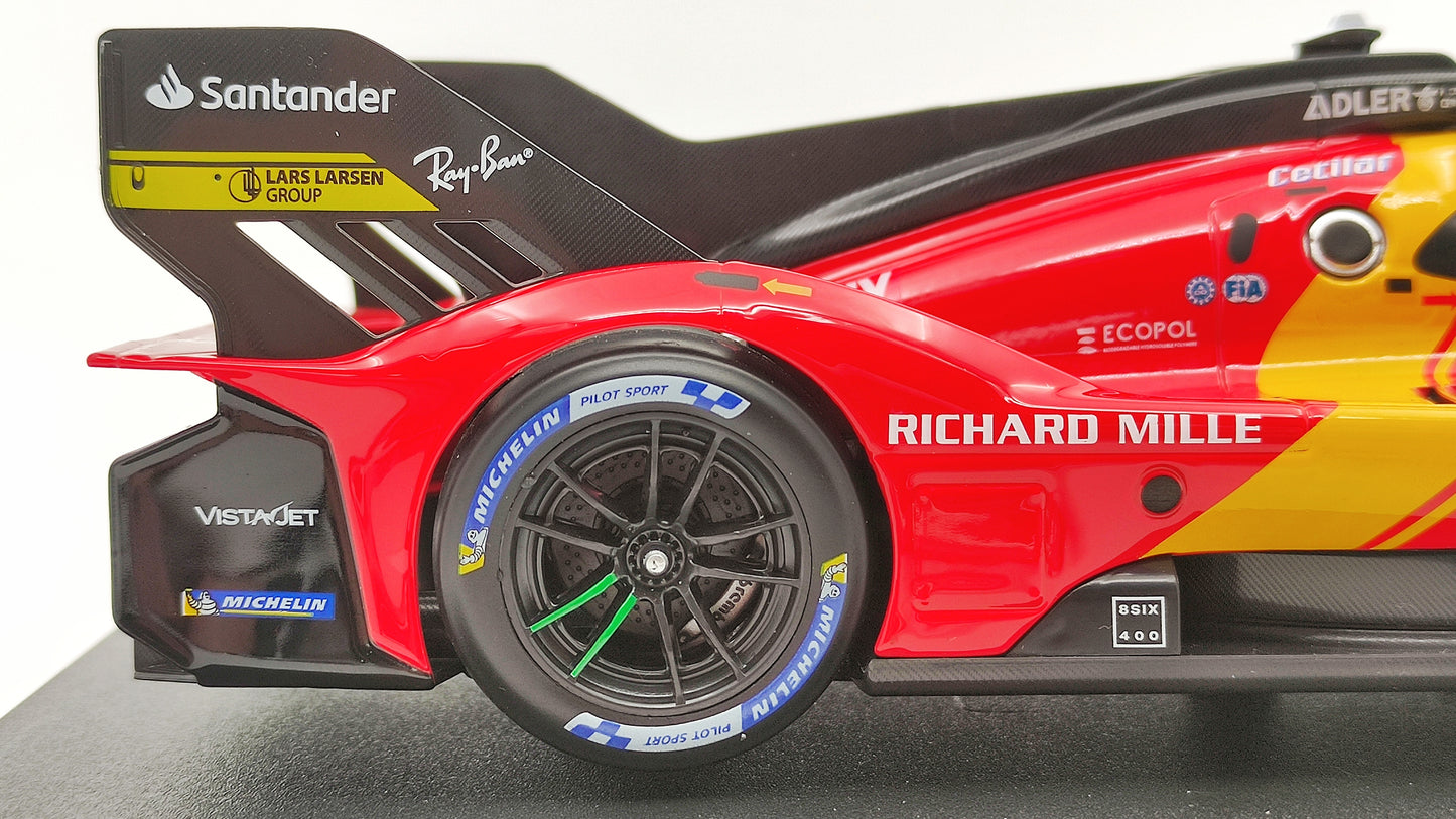 Bburago Ferrari 499P 3.0 Turbo V6 Fuoco/Molina/Nielsen WEC Le Mans 2023 Pole Winner  BU16301-50