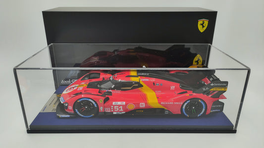 Looksmart Ferrari 499P Pier Guidi/Calado/Giovinazzi Le Mans 2023 Winners 1/18 LS18LM035