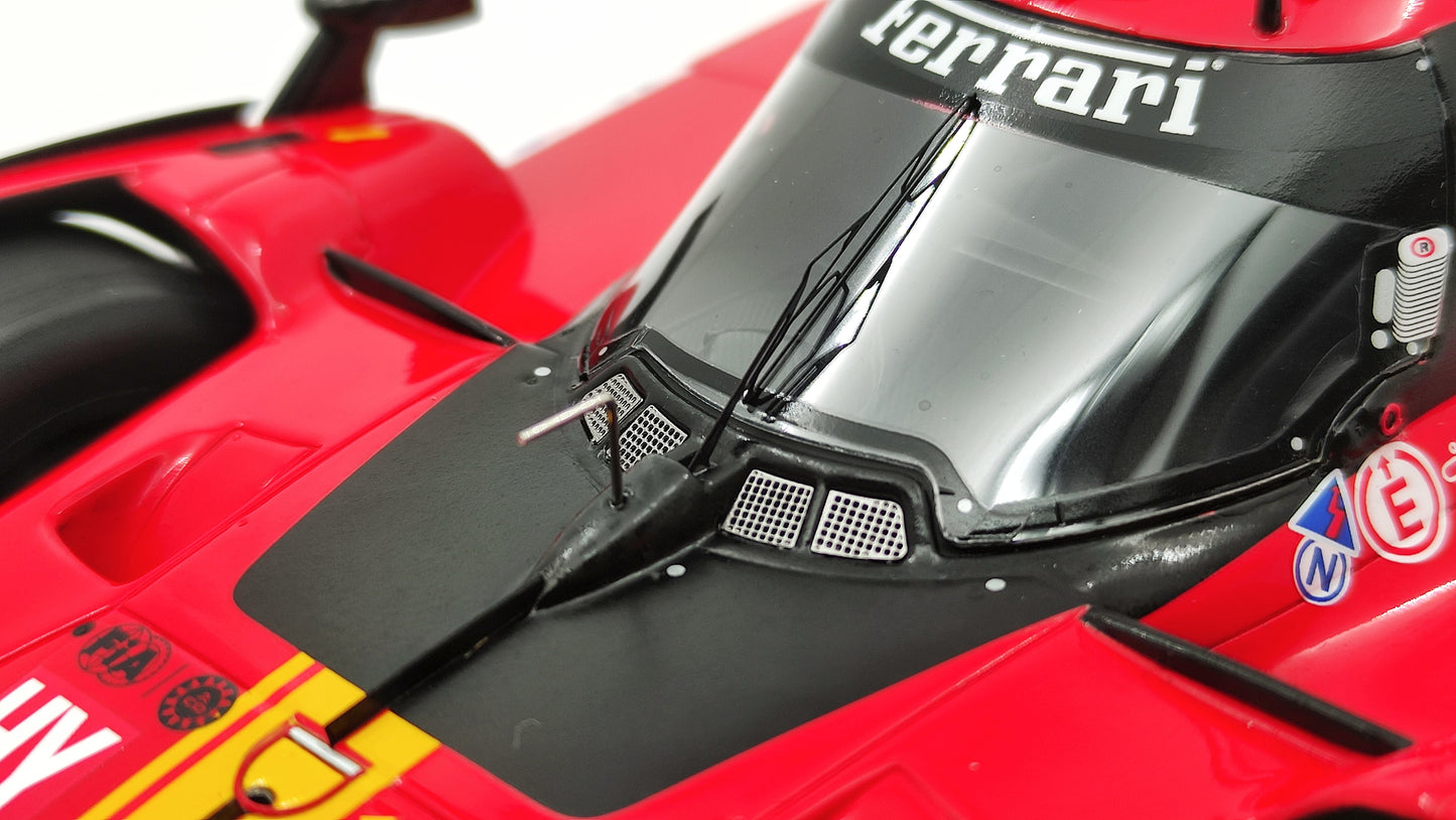 Looksmart Ferrari 499P Pier Guidi/Calado/Giovinazzi Le Mans 2023 Winners 1/18 LS18LM035