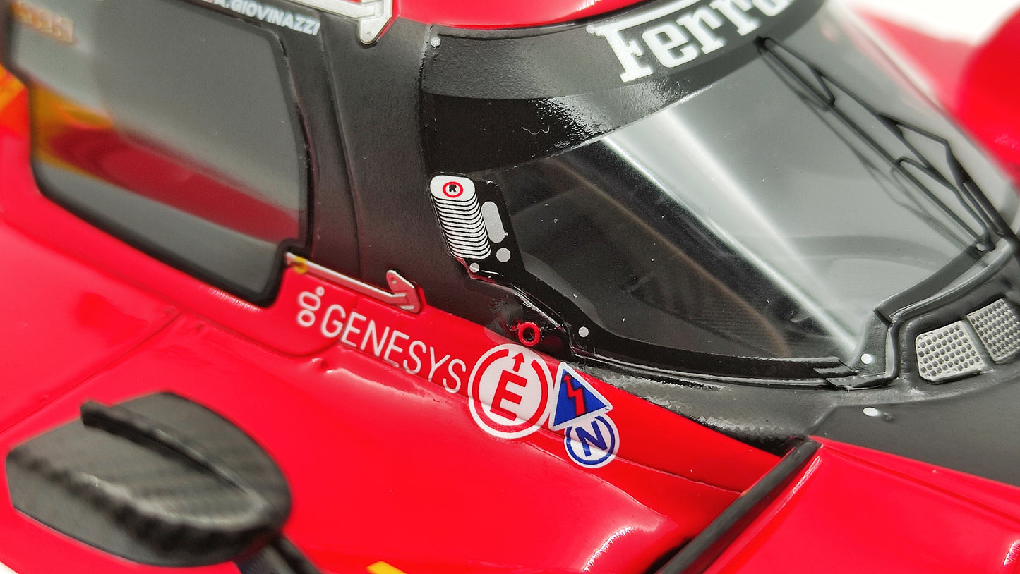 Looksmart Ferrari 499P Pier Guidi/Calado/Giovinazzi Le Mans 2023 Winners 1/18 LS18LM035