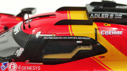 Looksmart Ferrari 499P Pier Guidi/Calado/Giovinazzi Le Mans 2023 Winners 1/18 LS18LM035