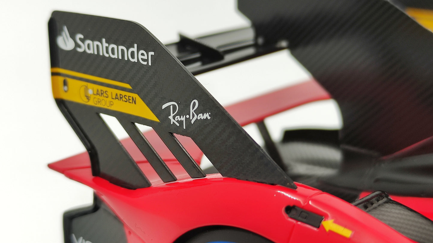 Looksmart Ferrari 499P Pier Guidi/Calado/Giovinazzi Le Mans 2023 Winners 1/18 LS18LM035