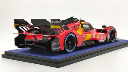 Looksmart Ferrari 499P Pier Guidi/Calado/Giovinazzi Le Mans 2023 Winners 1/18 LS18LM035
