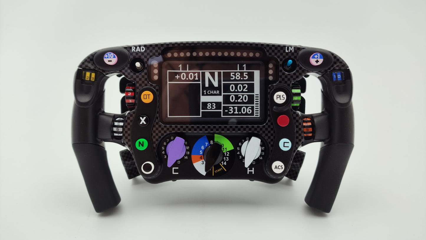 HC Models Mclaren F1 Team MCL60 Norris/Piastri 2023 Steering Wheel 1/18 HC202601