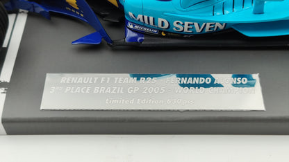 Minichamps Renault R25 Brazilian GP Fernando Alonso 2005 F1 World Champion 1/18 117051705