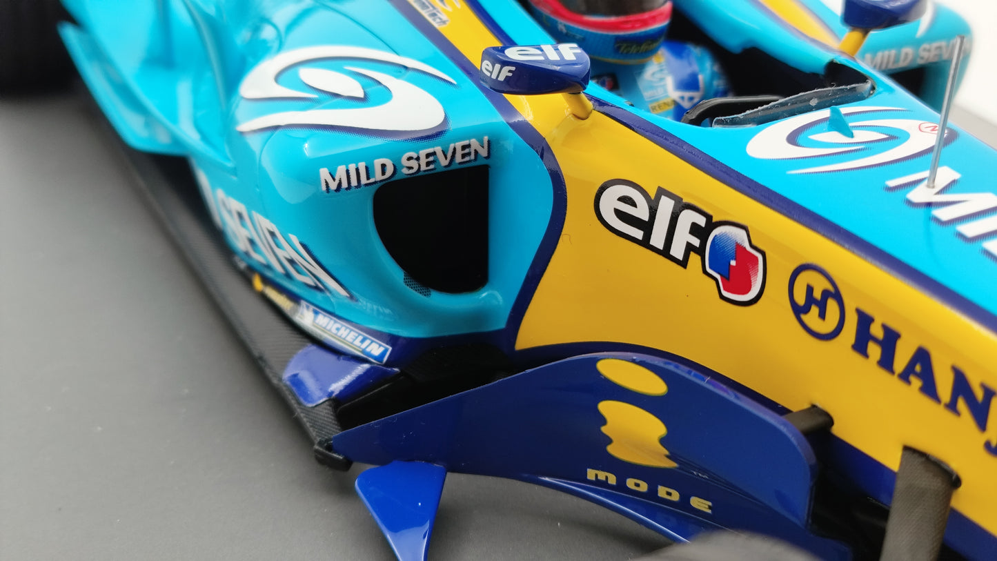 Minichamps Renault R25 Brazilian GP Fernando Alonso 2005 F1 World Champion 1/18 117051705