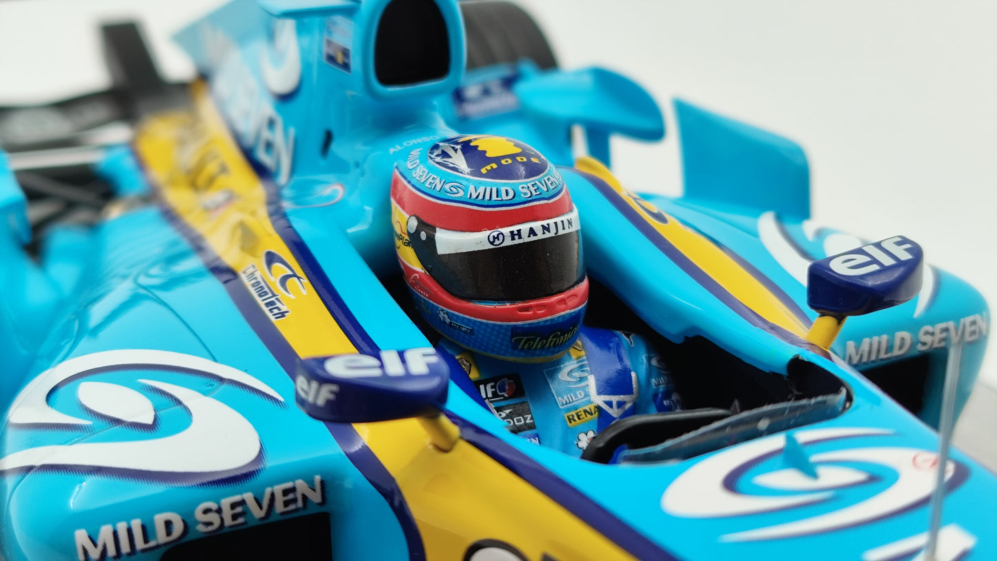 Minichamps Renault R25 Brazilian GP Fernando Alonso 2005 F1 World Champion 1/18 117051705