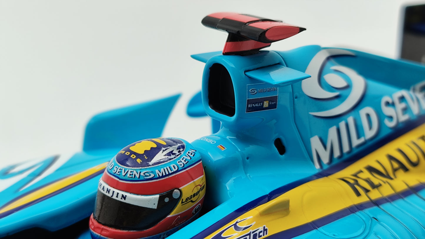 Minichamps Renault R25 Brazilian GP Fernando Alonso 2005 F1 World Champion 1/18 117051705