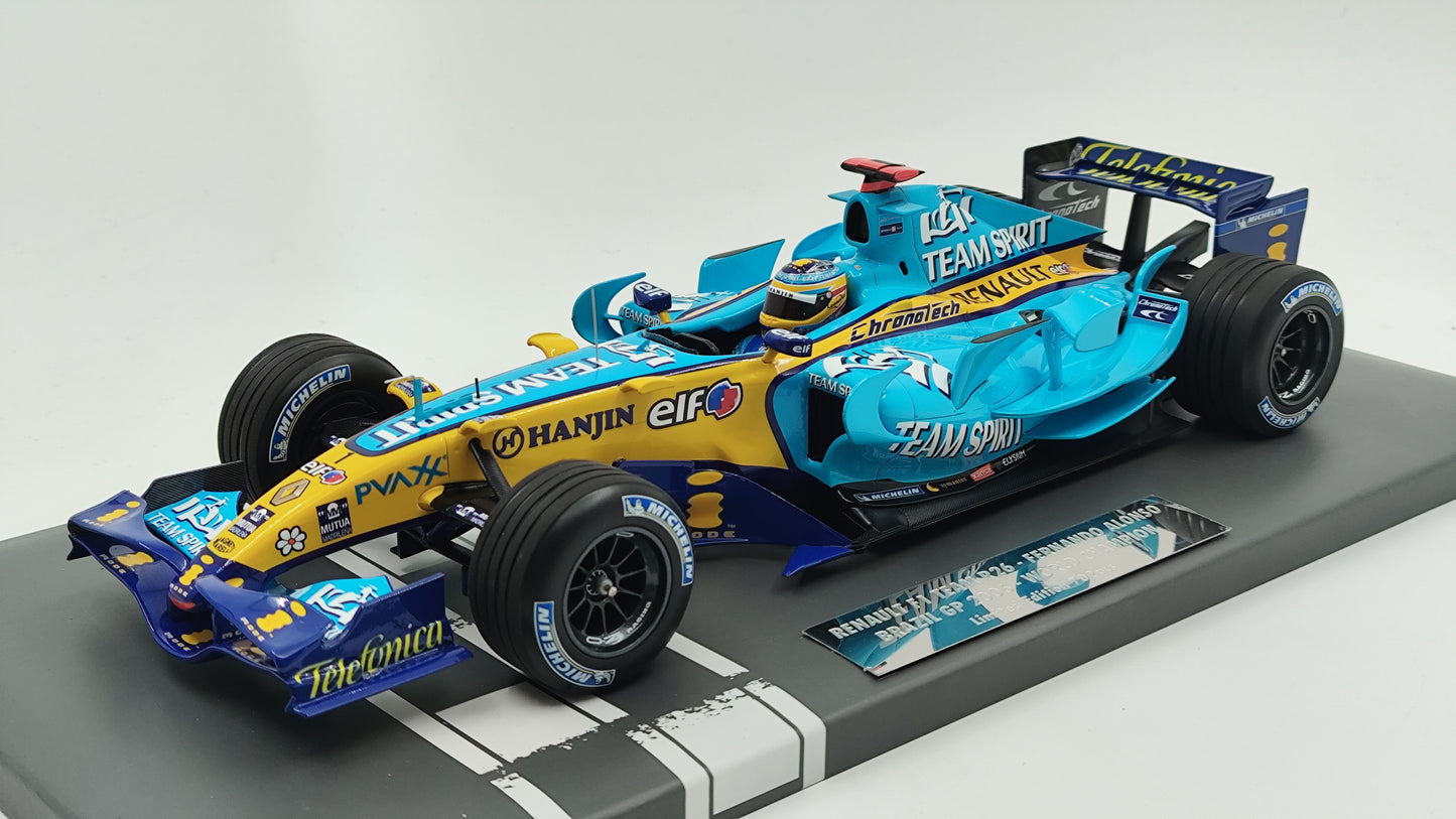 Minichamps Renault R26 Brazilian GP Fernando Alonso 2006 F1 World Champion 1/18 117061801