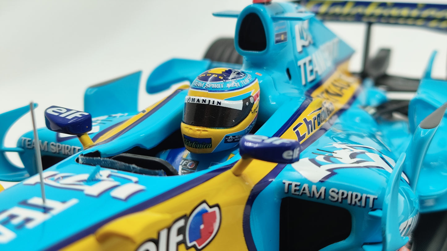 Minichamps Renault R26 Brazilian GP Fernando Alonso 2006 F1 World Champion 1/18 117061801