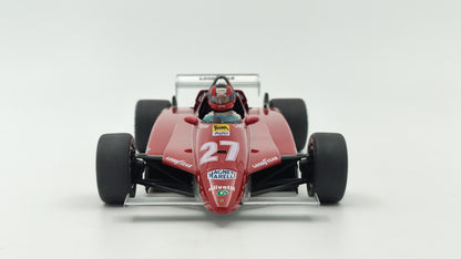 Model Car Group Ferrari 126c2 Gilles Villeneuve Belgian GP 1982 F1 1/18 MCG18629F
