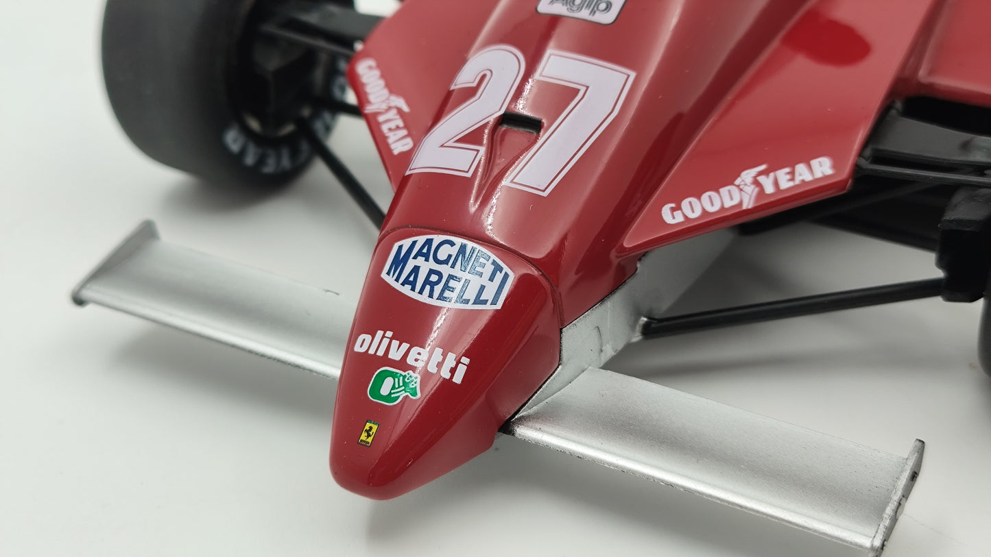 Model Car Group Ferrari 126c2 Gilles Villeneuve Belgian GP 1982 F1 1/18 MCG18629F