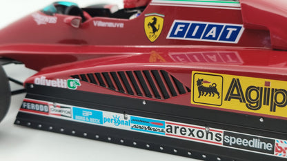 Model Car Group Ferrari 126c2 Gilles Villeneuve Belgian GP 1982 F1 1/18 MCG18629F