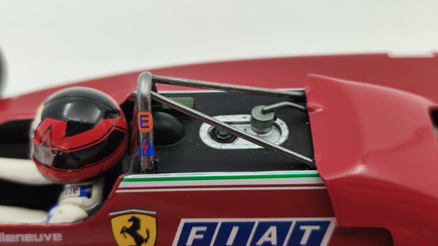 Model Car Group Ferrari 126c2 Gilles Villeneuve Belgian GP 1982 F1 1/18 MCG18629F