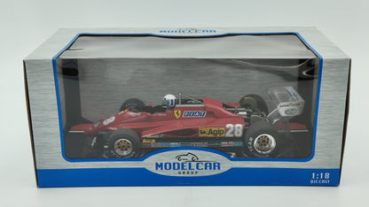 Model Car Group Ferrari 126c2 Didier Pironi Monaco GP 1982 F1 1/18 MCG18628F