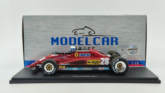 Model Car Group Ferrari 126c2 Didier Pironi Monaco GP 1982 F1 1/18 MCG18628F