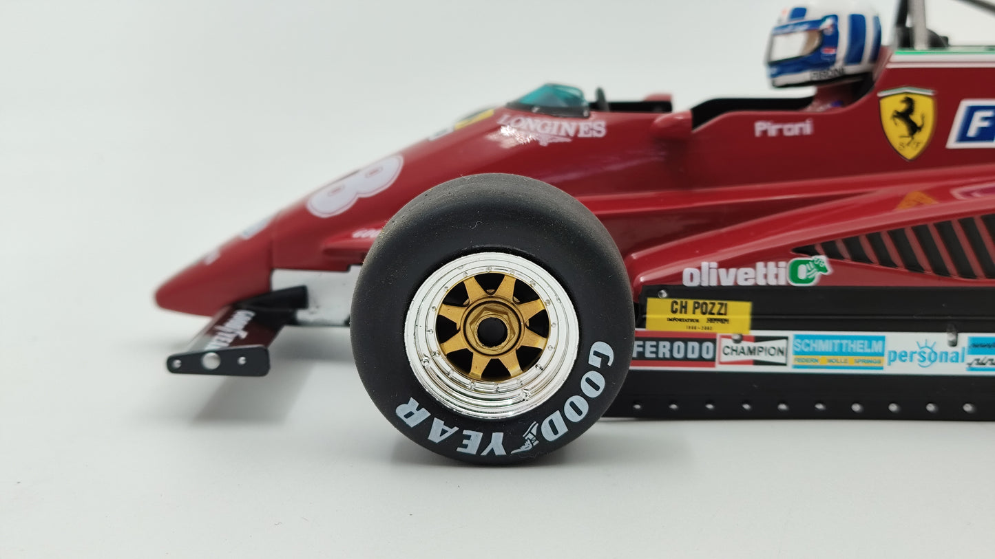 Model Car Group Ferrari 126c2 Didier Pironi Monaco GP 1982 F1 1/18 MCG18628F