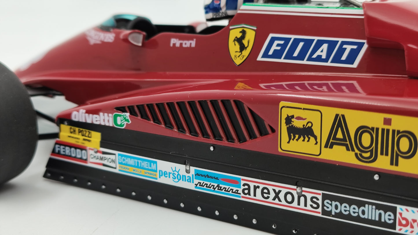 Model Car Group Ferrari 126c2 Didier Pironi Monaco GP 1982 F1 1/18 MCG18628F
