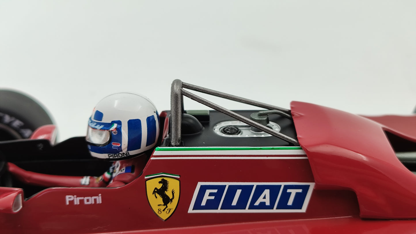 Model Car Group Ferrari 126c2 Didier Pironi Monaco GP 1982 F1 1/18 MCG18628F