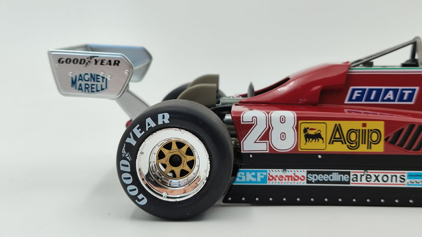Model Car Group Ferrari 126c2 Didier Pironi Monaco GP 1982 F1 1/18 MCG18628F