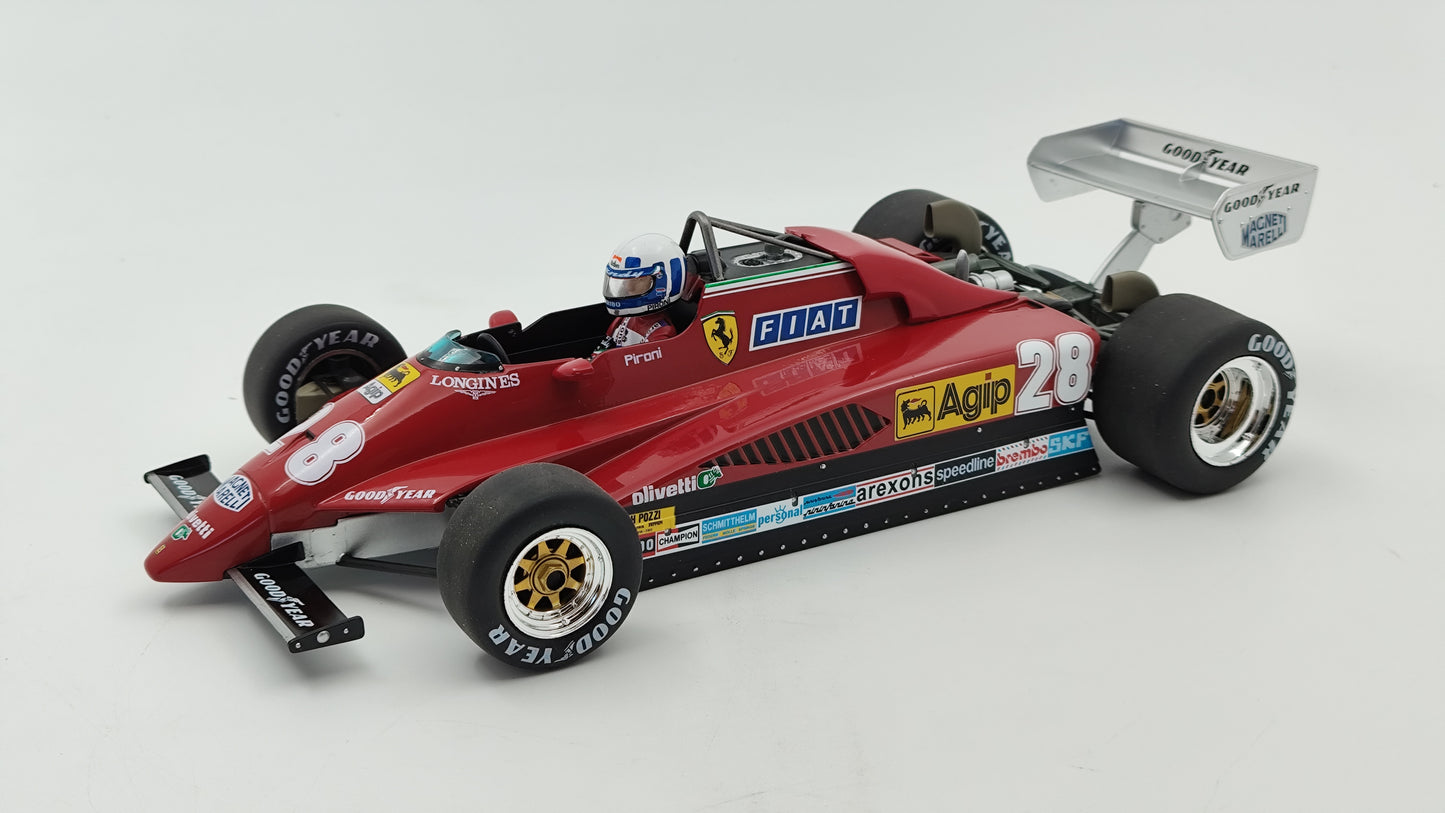 Model Car Group Ferrari 126c2 Didier Pironi Monaco GP 1982 F1 1/18 MCG18628F