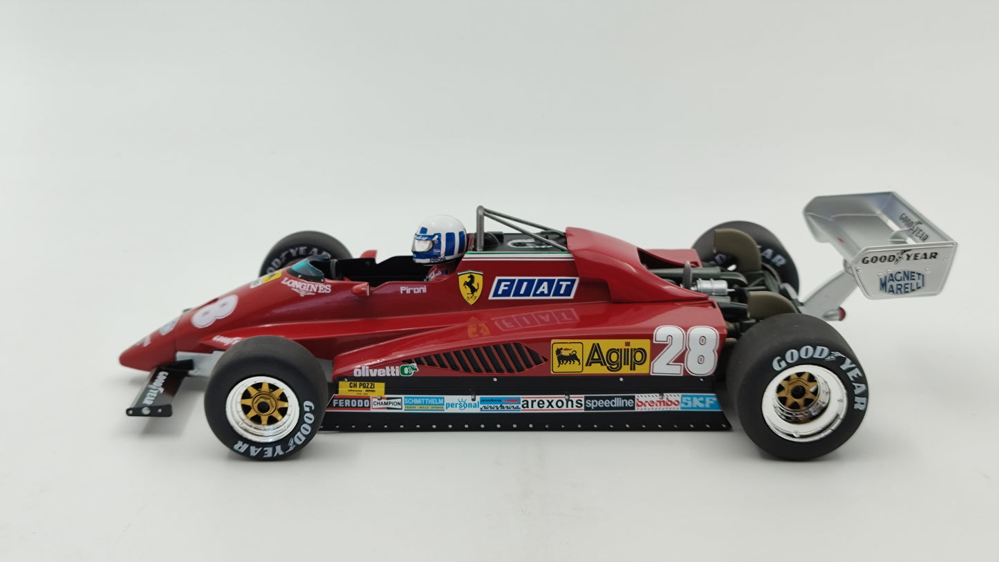 Model Car Group Ferrari 126c2 Didier Pironi Monaco GP 1982 F1 1/18 MCG18628F